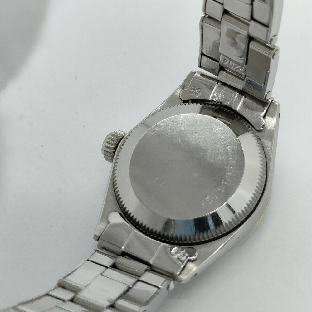 ROLEX Oyster Perpetual Date 24mm Women's Watch Stainless Steel Silve - Picture 11 of 15
